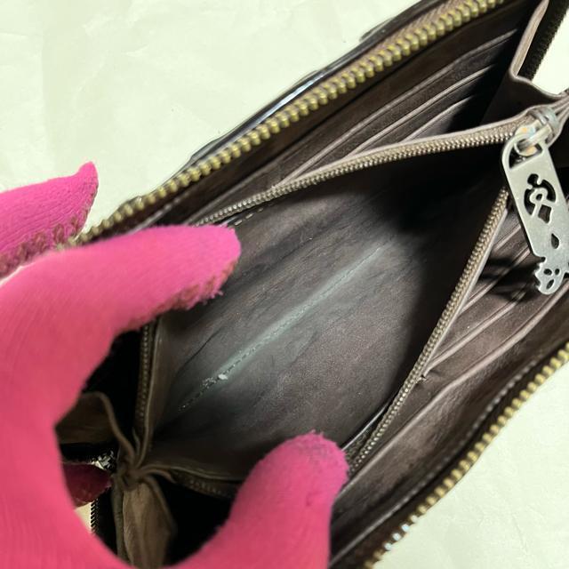 【希少】GEORGE GINA & LUCY レザー 長財布 ラウンドファスナー < 女性ファッション 【希少】GEORGE GINA & LUCY レザー 長財布 ラウンドファスナー < 女性ファッションの