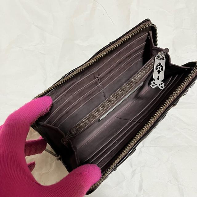 【希少】GEORGE GINA & LUCY レザー 長財布 ラウンドファスナー < 女性ファッション 【希少】GEORGE GINA & LUCY レザー 長財布 ラウンドファスナー < 女性ファッションの