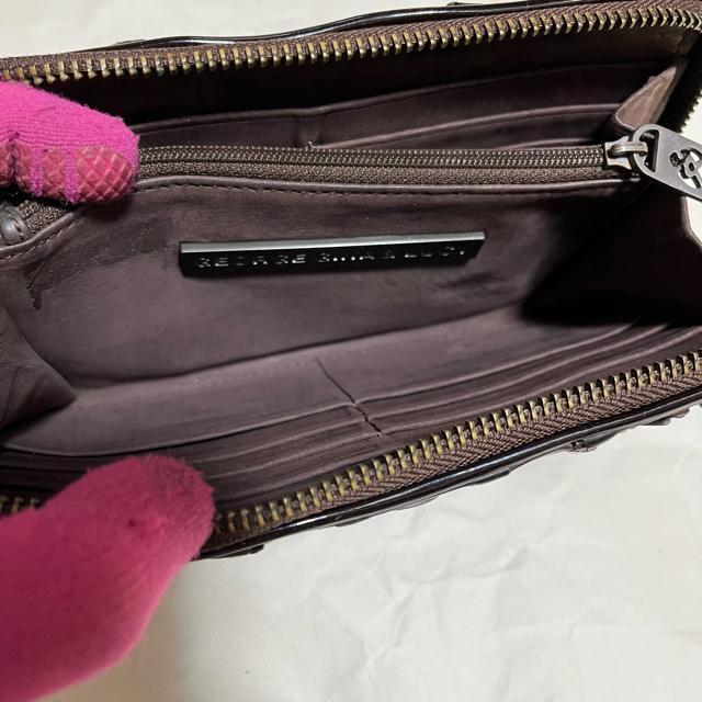 【希少】GEORGE GINA & LUCY レザー 長財布 ラウンドファスナー < 女性ファッション 【希少】GEORGE GINA & LUCY レザー 長財布 ラウンドファスナー < 女性ファッションの