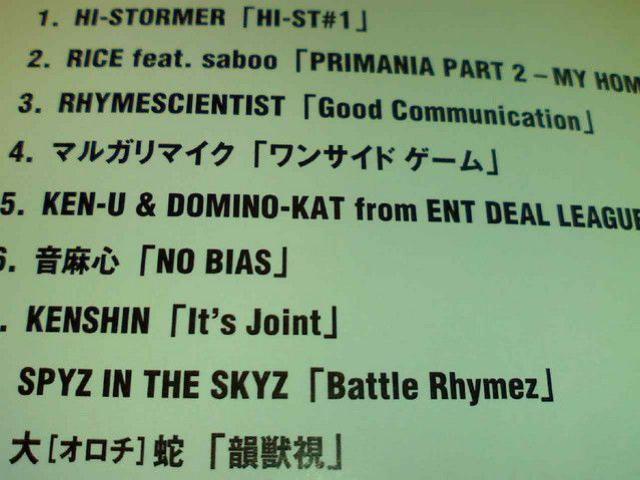 《MASTER》KEN-U DOMINO-KAT RICE 音麻心 マルガリマイクレゲエ REGGAE ジャパレゲ ヒップホップ < CD/DVD/ビデオ  《MASTER》KEN-U DOMINO-KAT RICE 音麻心 マルガリマイクレゲエ REGGAE ジャパレゲ ヒップホップ < CD/DVD/ビデオの