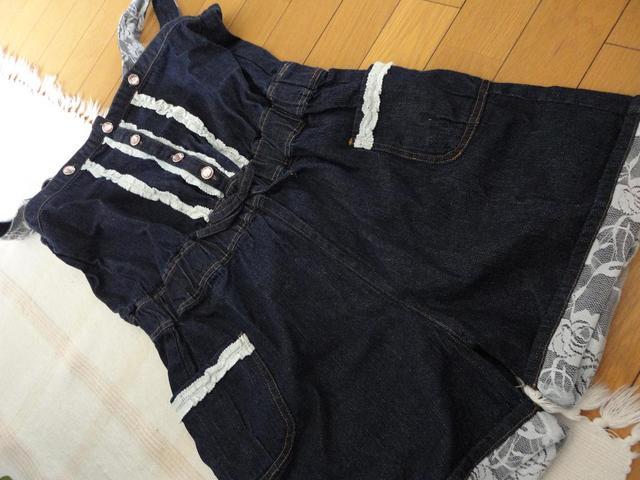 【160】 デニムパンツワンピ 【即決送料込み】 < キッズ/ベビー 【160】 デニムパンツワンピ 【即決送料込み】 < キッズ/ベビーの