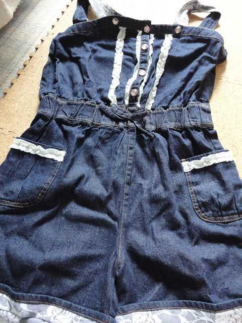【160】 デニムパンツワンピ 【即決送料込み】 < キッズ/ベビー 【160】 デニムパンツワンピ 【即決送料込み】 < キッズ/ベビーの