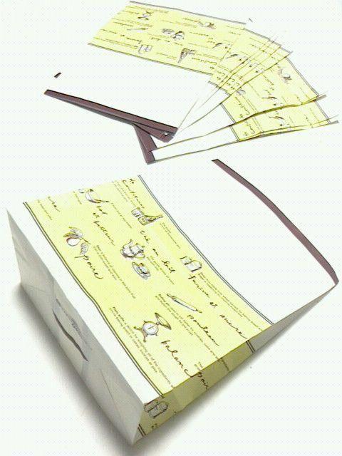 100枚<ティータイム>マチ紙袋ケーキバッグ片艶(未開封品) < インテリア/ライフ  100枚<ティータイム>マチ紙袋ケーキバッグ片艶(未開封品)  < インテリア/ライフの