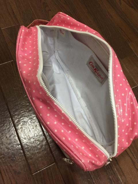 キャスキッドソン ピンク水玉 ビニールコーティング シューズ鞄 < ブランド  キャスキッドソン ピンク水玉 ビニールコーティング シューズ鞄 < ブランドの