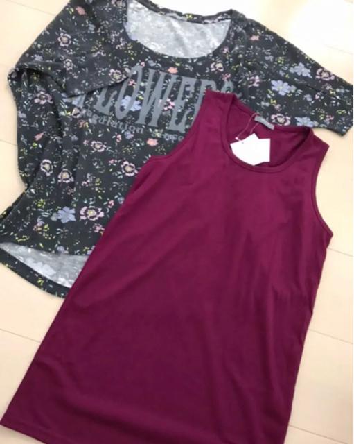 新品 トップス 2枚セット < 女性ファッション  新品 トップス 2枚セット < 女性ファッションの