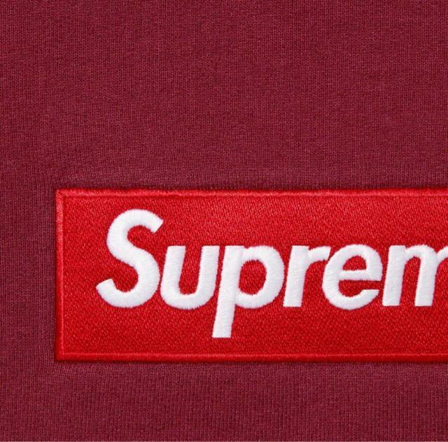 Supreme Box Logo Crewneck Cardinal M  uh 