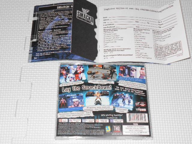 PS★WWF SMACKDOWN 海外版 北米版 ハガキ付 < ゲーム本体/ソフト  PS★WWF SMACKDOWN 海外版 北米版 ハガキ付 < ゲーム本体/ソフトの
