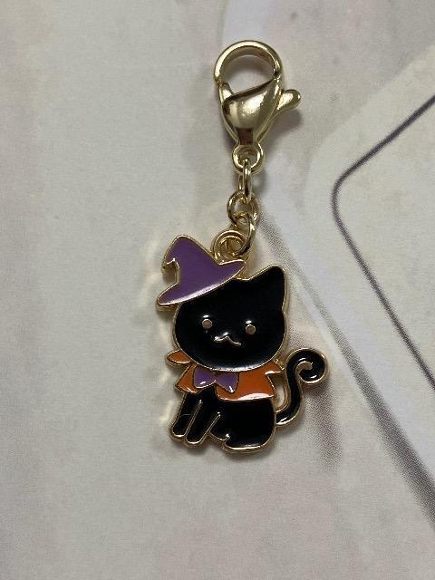 ハンドメイド ハロウィン マスクチャーム 2点セット ねこ かぼちゃ < 女性ファッション  ハンドメイド ハロウィン マスクチャーム 2点セット ねこ かぼちゃ < 女性ファッションの