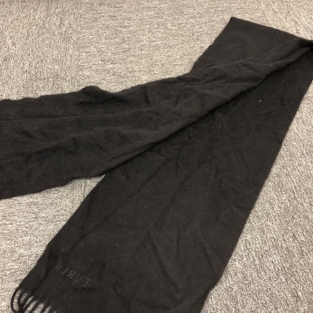 即決 FURLA フルラ マフラー ブラック < ブランド  即決 FURLA フルラ マフラー ブラック < ブランドの