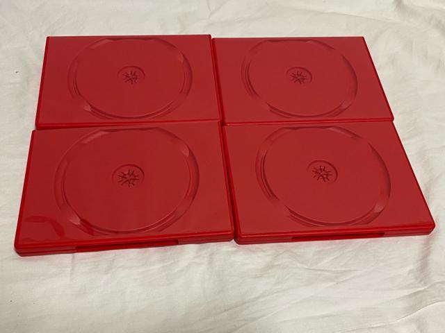 DVD空ケース 赤色 4枚 未使用品 < CD/DVD/ビデオ  DVD空ケース 赤色 4枚 未使用品 < CD/DVD/ビデオの