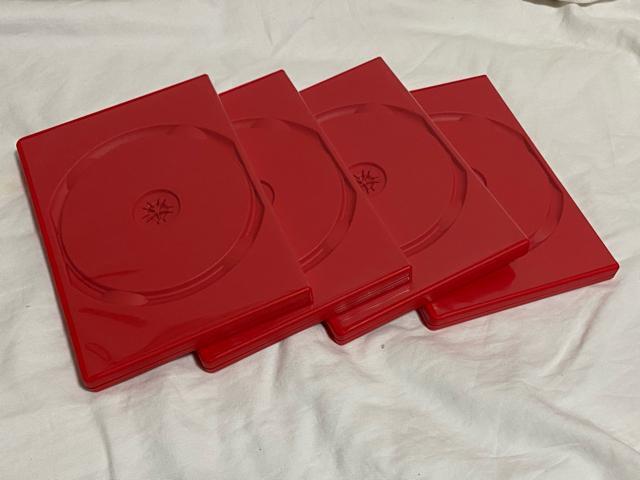 DVD空ケース 赤色 4枚 未使用品 < CD/DVD/ビデオ  DVD空ケース 赤色 4枚 未使用品 < CD/DVD/ビデオの