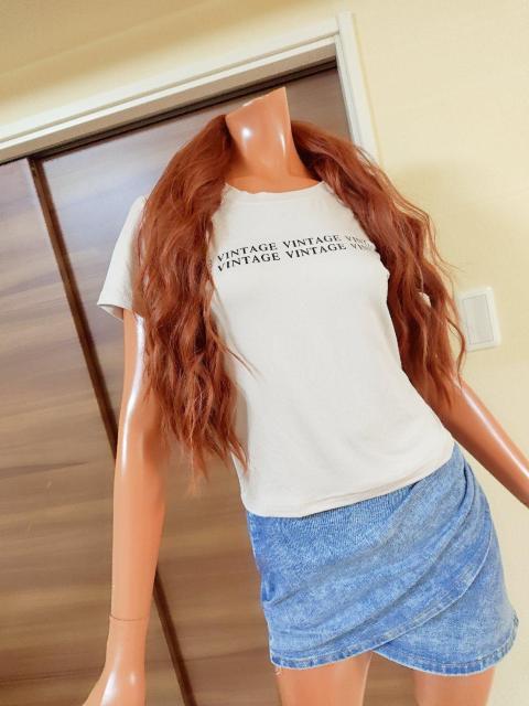 新品★M〜2L★VINTAGE★ベージュTシャツ★ < 女性ファッション  新品★M〜2L★VINTAGE★ベージュTシャツ★  < 女性ファッションの