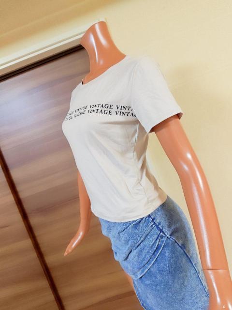 新品★M〜2L★VINTAGE★ベージュTシャツ★ < 女性ファッション  新品★M〜2L★VINTAGE★ベージュTシャツ★ < 女性ファッションの