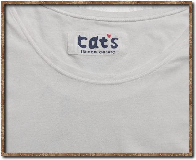 キャッツツモリチサト プリントカットソー 白☆やや難 < ブランド キャッツツモリチサト プリントカットソー 白☆やや難 < ブランドの