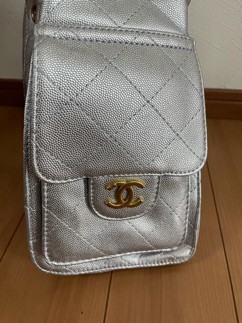 CHANEL 25 スモール ハンドバッグ シルバー バッグ < ブランド  CHANEL 25 スモール ハンドバッグ シルバー バッグ < ブランドの