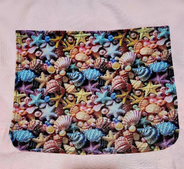 貝がら、いそぎんちゃく等の立体柄 大きめサイズ布バックです。 < ペット/手芸/園芸 貝がら、いそぎんちゃく等の立体柄 大きめサイズ布バックです。 < ペット/手芸/園芸の