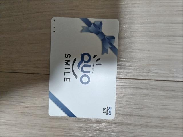 QUO�J�[�h�@500�~  �� �`�P�b�g/������ 