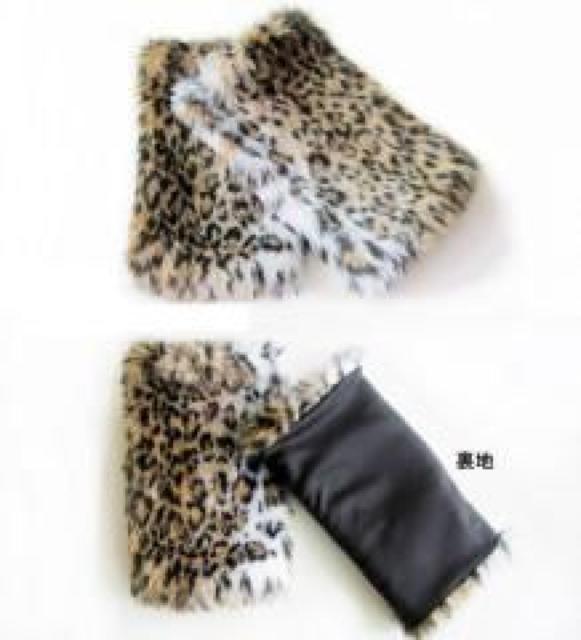 《New》ヒョウ柄(レオパード)★ファー*レッグウォーマー/ブーツカバー < 女性ファッション 《New》ヒョウ柄(レオパード)★ファー*レッグウォーマー/ブーツカバー < 女性ファッションの