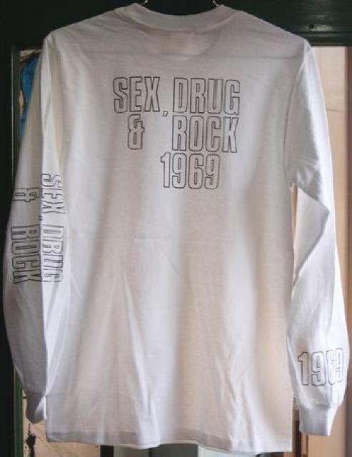 Sex Drug and Rock  ロングスリーブ Tシャツ ロック レア < 男性ファッション  Sex Drug and Rock  ロングスリーブ Tシャツ ロック レア < 男性ファッションの
