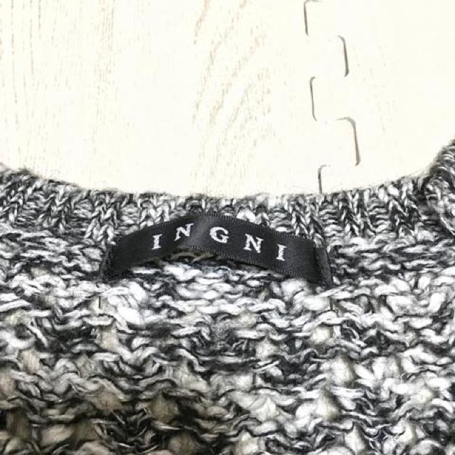 【used】モヘア混 ざっくり編み丸首ニット/INGNI/ブラック/M < 女性ファッション  【used】モヘア混 ざっくり編み丸首ニット/INGNI/ブラック/M < 女性ファッションの