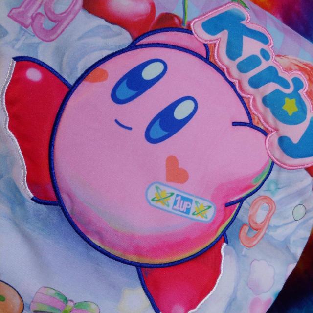 激カワッ( *´艸)星のカービィアップリケクッション□kirby×monet□座布団□ < アニメ/コミック/キャラクター  激カワッ( *´艸)星のカービィアップリケクッション□kirby×monet□座布団□ < アニメ/コミック/キャラクターの