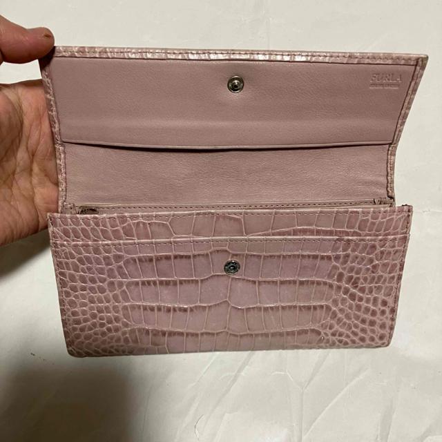 【FURLA / フルラ】 クロコダイル型押し / レザー / 二つ折り 長財布 < ブランド  【FURLA / フルラ】 クロコダイル型押し / レザー / 二つ折り 長財布 < ブランドの