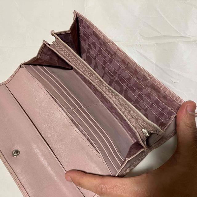 【FURLA / フルラ】 クロコダイル型押し / レザー / 二つ折り 長財布 < ブランド  【FURLA / フルラ】 クロコダイル型押し / レザー / 二つ折り 長財布 < ブランドの