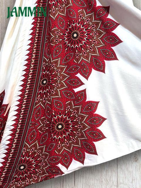 アジアン花紋様柄サルエルパンツ エスニック アジアン ヒッピー サイケ < 女性ファッション  アジアン花紋様柄サルエルパンツ エスニック アジアン ヒッピー サイケ < 女性ファッションの