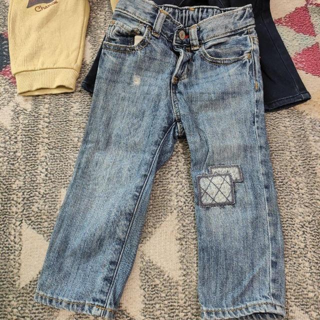 ベビー チェック柄 デニム パンツセット 80cm < キッズ/ベビー ベビー チェック柄 デニム パンツセット 80cm < キッズ/ベビーの