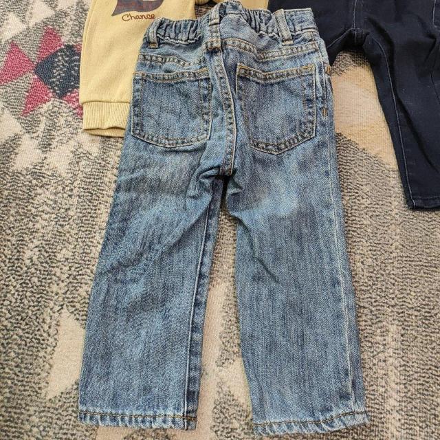 ベビー チェック柄 デニム パンツセット 80cm < キッズ/ベビー ベビー チェック柄 デニム パンツセット 80cm < キッズ/ベビーの