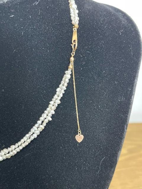 K18 淡水パール 二連ネックレス ハートチャーム 上品デザイン アクセサリー ネックレス 留め具 K18 刻印 パールネックレス < 女性アクセサリー/時計 K18 淡水パール 二連ネックレス ハートチャーム 上品デザイン アクセサリー ネックレス 留め具 K18 刻印 パールネックレス < 女性アクセサリー/時計の