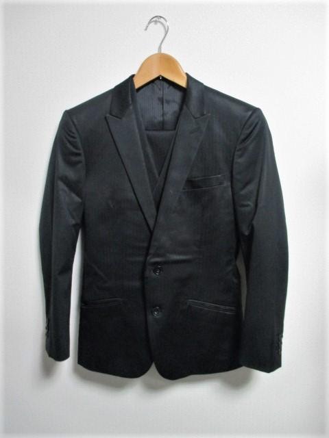 ☆HIGH STREET ハイストリート 3ピース スーツ セットアップ/メンズ/S☆ブラック < ブランド ☆HIGH STREET ハイストリート 3ピース スーツ セットアップ/メンズ/S☆ブラック < ブランドの