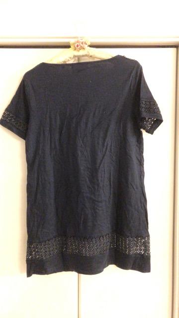 ★レディース★半袖★レース★ネイビー★Lサイズ < 女性ファッション  ★レディース★半袖★レース★ネイビー★Lサイズ < 女性ファッションの