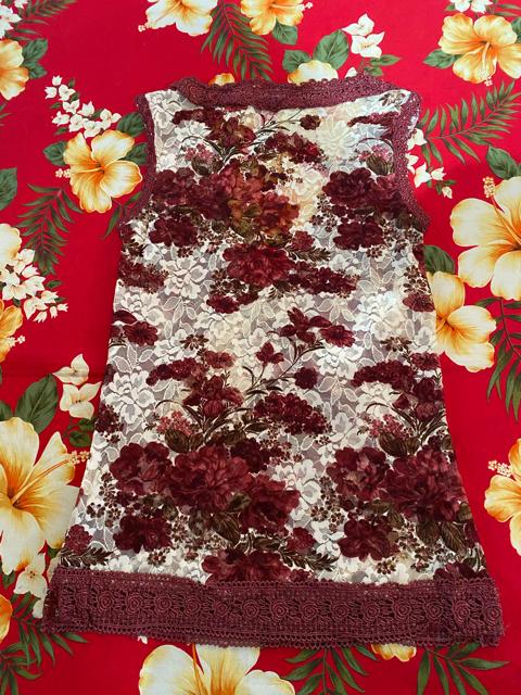 アフリカタロウ☆上品なバラ柄レースノースリーブ☆ < ブランド アフリカタロウ☆上品なバラ柄レースノースリーブ☆ < ブランドの