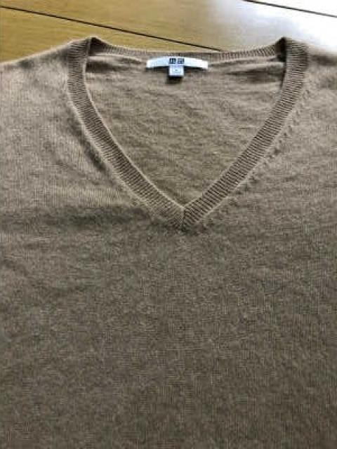 ■ユニクロ■カシミア100%Vネックセーター+フリースジャケット◎2枚セット♪ < ブランド ■ユニクロ■カシミア100%Vネックセーター+フリースジャケット◎2枚セット♪ < ブランドの
