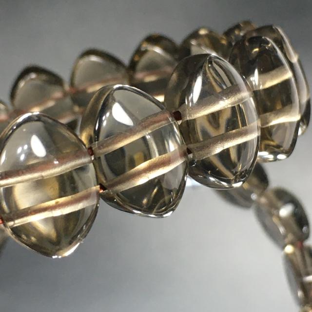 《No.141》ブラジル産 天然石スモーキークォーツ バングル < 女性アクセサリー/時計  《No.141》ブラジル産 天然石スモーキークォーツ バングル  < 女性アクセサリー/時計の