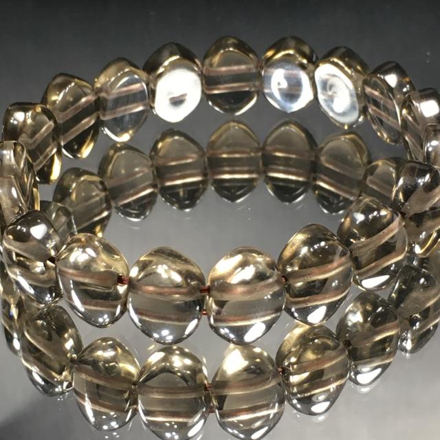 《No.141》ブラジル産 天然石スモーキークォーツ バングル < 女性アクセサリー/時計  《No.141》ブラジル産 天然石スモーキークォーツ バングル < 女性アクセサリー/時計の