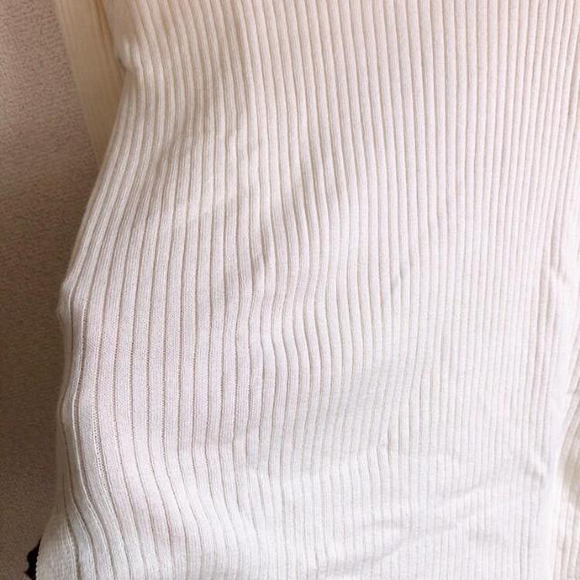 ◆KBF/ケービーエフ◆ウールフレアリブニット★ホワイト*袖フレアトップス♪美品 < ブランド ◆KBF/ケービーエフ◆ウールフレアリブニット★ホワイト*袖フレアトップス♪美品 < ブランドの