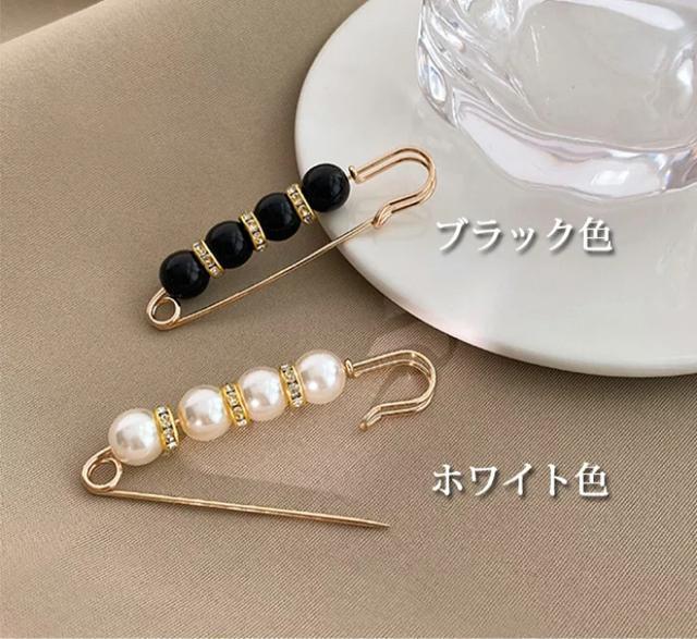 選べる2本セット【新品未使用】4weyウエスト調整ピン/ストールピン/ブローチ/胸チラ防止●Gold ゴールド●@黒白A花 < 女性アクセサリー/時計  選べる2本セット【新品未使用】4weyウエスト調整ピン/ストールピン/ブローチ/胸チラ防止●Gold ゴールド●@黒白A花 < 女性アクセサリー/時計の