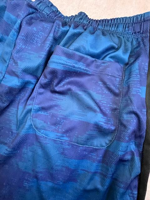 LLサイズ!高貴紳士的!綺麗ブルー系色合い!脇ライン入り!サラッとメッシュ素材!ハーフパンツ!両サイドand後一つポケット付き! < 男性ファッション  LLサイズ!高貴紳士的!綺麗ブルー系色合い!脇ライン入り!サラッとメッシュ素材!ハーフパンツ!両サイドand後一つポケット付き! < 男性ファッションの