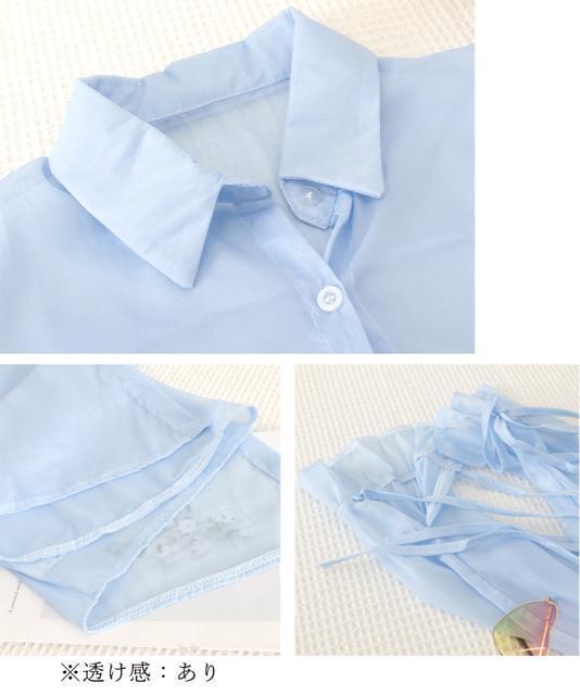 送料無料 新品 シャツブラウス 夏服 サマーカーディガン < 女性ファッション  送料無料 新品 シャツブラウス 夏服 サマーカーディガン < 女性ファッションの