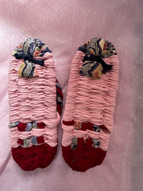 手作り品!布ぞうり!足裏刺激気持ち良いです。新品! < 女性ファッション  手作り品!布ぞうり!足裏刺激気持ち良いです。新品! < 女性ファッションの