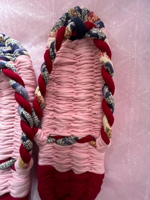 手作り品!布ぞうり!足裏刺激気持ち良いです。新品! < 女性ファッション  手作り品!布ぞうり!足裏刺激気持ち良いです。新品! < 女性ファッションの