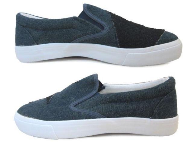 1円~C044新品Conlar Eveローカット/スリッポンスニーカーS⇒25a黒♂ < 男性ファッション  1円~C044新品Conlar Eveローカット/スリッポンスニーカーS⇒25a黒♂ < 男性ファッションの