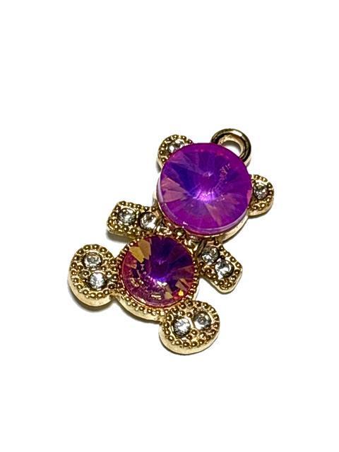 1181 濃いピンク 1個 ラインストーン キラキラジルコニアのクマちゃん 熊 くまチャーム パーツ < ペット/手芸/園芸 1181 濃いピンク 1個 ラインストーン キラキラジルコニアのクマちゃん 熊 くまチャーム パーツ < ペット/手芸/園芸の