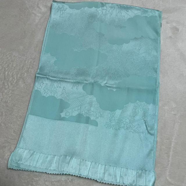 帯揚げ 帯締め 平組等 3点セット 水色 ライトブルー 地紋入り < 女性ファッション 帯揚げ 帯締め 平組等 3点セット 水色 ライトブルー 地紋入り < 女性ファッションの