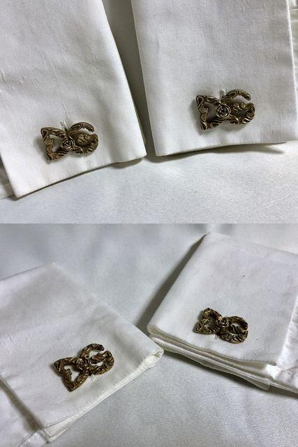 正規良 限定 ドルチェ&ガッバーナ ヴィンテージ バロック ローズデザインD&G ロゴカフス カフリンクス ラグジュアリーボタンL < ブランド  正規良 限定 ドルチェ&ガッバーナ ヴィンテージ バロック ローズデザインD&G ロゴカフス カフリンクス ラグジュアリーボタンL < ブランドの