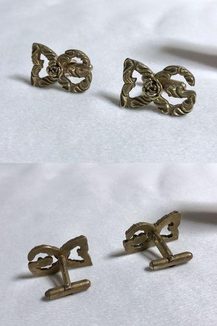 正規良 限定 ドルチェ&ガッバーナ ヴィンテージ バロック ローズデザインD&G ロゴカフス カフリンクス ラグジュアリーボタンL < ブランド  正規良 限定 ドルチェ&ガッバーナ ヴィンテージ バロック ローズデザインD&G ロゴカフス カフリンクス ラグジュアリーボタンL < ブランドの
