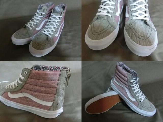 激レア キャンバス素材 バンズ 【SK8-Hi Slim ZIP】 24.0a < ブランド  激レア キャンバス素材 バンズ 【SK8-Hi Slim ZIP】 24.0a < ブランドの