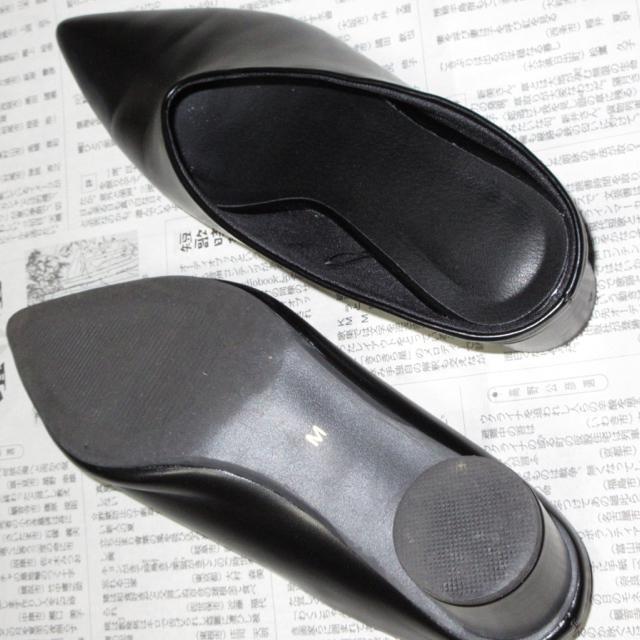 GUジーユー*ポインテッドミュールMサイズ(ブラック)モード系*綺麗め < ブランド  GUジーユー*ポインテッドミュールMサイズ(ブラック)モード系*綺麗め < ブランドの